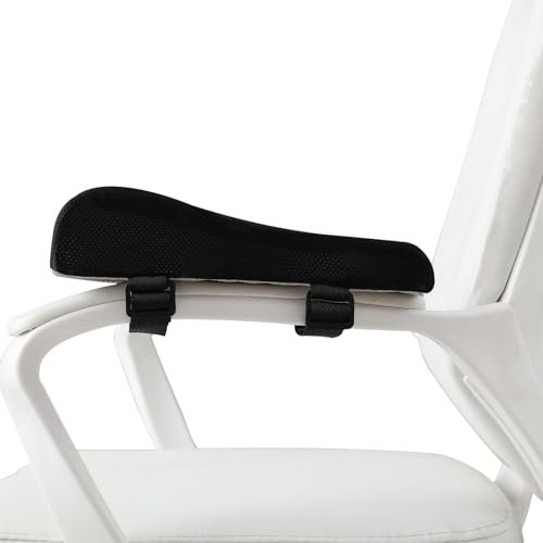 masteymoh Ergonomic Armrest Pads Office Chair Arm Rest Cover Pillow - Elbow Support Cushion for Computer, Gaming and Desk Chairs (Waved)