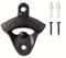 AMD Nexus Bottle Opener Wall Mounted, Beer Wall Bottle Opener, Wine Metal Wall Mounted Bottle Opener Outddor and Indoor, Cast Iron (1 Wall Mount Opener)