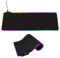 DAWRIS Tappetino per mouse da gaming, RGB, 800 x 300 mm, XXL per gaming, 14 modalità di illuminazione, 7 LED, impermeabile, antiscivolo, per tastiera, computer, PC, giocatore, scrivania, nero