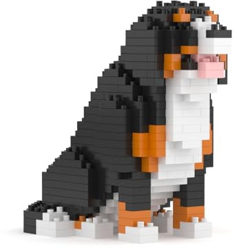 JEKCA Bouvier bernois Mini 01S | Mini blocs de construction en plastique pour chien | À partir de 14 ans