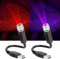 JSMTKJ 2 Stücke LED Auto Decke Starlight, USB Autodach Atmosphäre Sternenhimmel Lampe, Mini Innen Lampe für Auto Decke, Schlafzimmer, Party Deko
