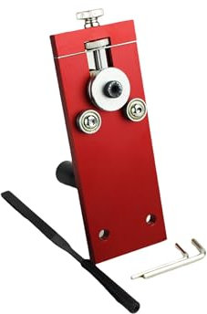 Guyker Guitar Fretwire Bender - Fret Wire Bending and Straightening Luthier Tool for Guitar & Bass Radian Adjusters, Repair & Maintenance, Red