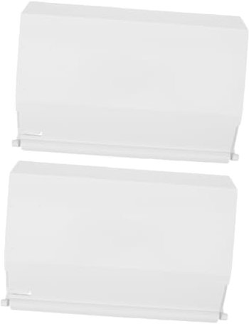 Toyvian 2 Pièces Écumoire Porte Battante Skimmer Piscine Remplacement du Volet De La Porte du Skimmer Clapet D'écumeur De Piscine Volet De Porte du Skimmer De La Piscine Blanche PVC