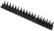 DIVCHI 20 Pcs Bird Spikes for Anti Pigeons And Birds, Fence Wall Spikes Garden Security Anti-Climb Cat Bird Intruder Pest Deterrent, Birds Fence Roof Tall Covers 33.5 x 4.5 x 3.7cm 6.7M (22ft) (Black)