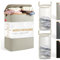 Blumtal Wäschesammler 140 L - Wäschekorb 2 Fächer mit herausnehmbarem Wäschesäcken - Pfandflaschen Aufbewahrung - laundry basket - Wäschekorb beige - Wäschekorb schmal - Wäschebox klein