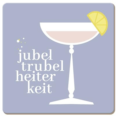 Grafik Werkstatt lustiger Untersetzer aus Kork | Jubel Trubel Heiterkeit