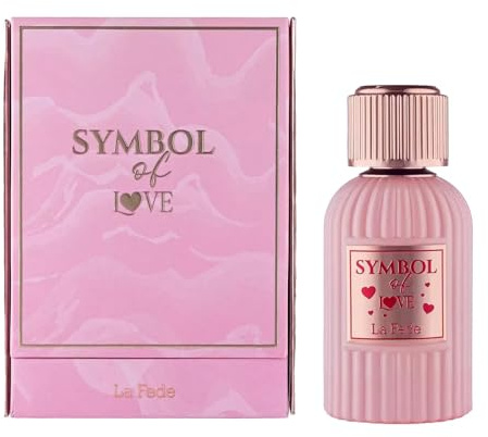 Khadlaj La Fede Symbol of Love Women’s Eau de Parfum 100 ML– Fresh Citrus Elegant Jasmine & Warm Vanilla