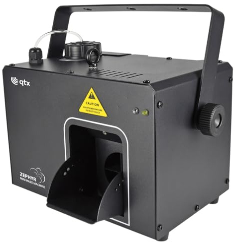 QTX | Zephyr-500 Compact Haze Machine – 500W Portable Fog & Haze Effect for Small & Medium Venues, DMX & Remote Control, Reliable Atmospheric Smoke Output