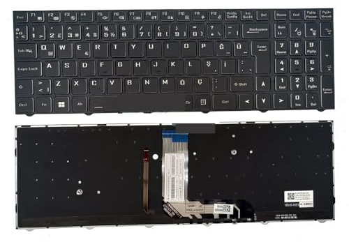 LWDOZMD UK US RU FR Spanien Türkei Beleuchtete Tastatur für Monster für Abra A7 V12 V13 A5 V16 V17.1 .2 .3 .4 .5 Französisch AZERTY Gaming-Laptop(Turkey)