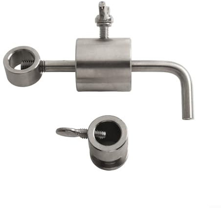 BildeeMait for Stainless Steel Rotisserie Counterweight and Limiter BBQ Grills, Balance Skewer Kit Ensures Even Rotation Square or Hexagonal Spits