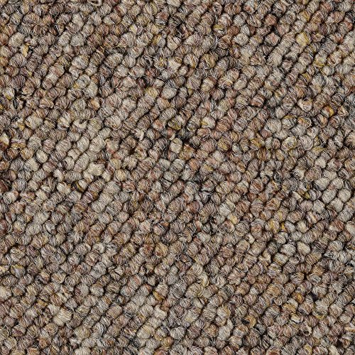 Teppichboden Meterware 3m breit 2m 4m und 5m Auslegware in Braun mit Schlingen Struktur ideal für Wohnzimmer und Esszimmer