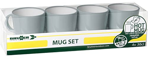 BRUNNER Mug Set ABS, Grigio