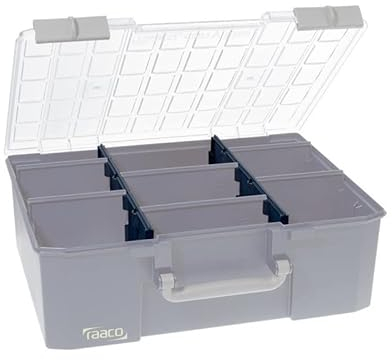 raaco 136051 Trennwand CarryLite 150 lang in schwarz 2 Stück