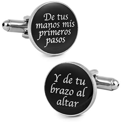 Gemelolandia | Gemelos para boda Regalo para el Padrino Cubrebotones Gemelos Originales Para Camisas | Para Hombres y Niños | Regalos Para Bodas, Comuniones, Bautizos y Otros Eventos