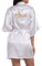 WPFING Vestaglia da Sposa in Bianco Festa della Sposa in Satin Vestaglia Donna (XXL)