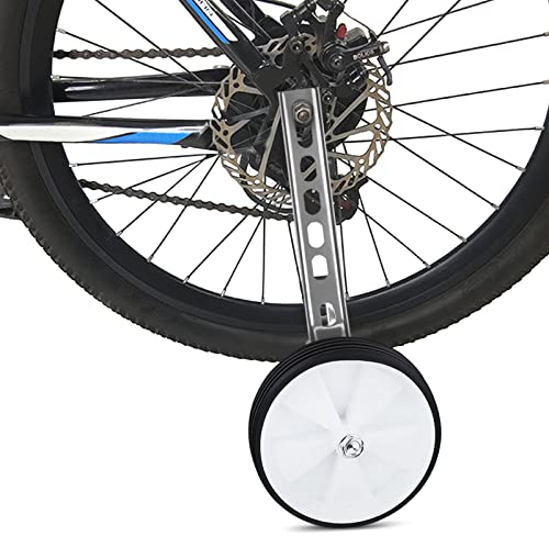 Laufrad Stützräder,1 Paar Fahrrad Stützräder für Kinder Trainingsräder Fahrradstabilisatoren Bike Stabilizer Wheel Large für 12-2 Zoll Fahrrad,verstellbar Radhalter für Kinder(weiß)
