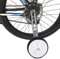 Laufrad Stützräder,1 Paar Fahrrad Stützräder für Kinder Trainingsräder Fahrradstabilisatoren Bike Stabilizer Wheel Large für 12-2 Zoll Fahrrad,verstellbar Radhalter für Kinder(weiß)