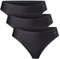 DANISH ENDURANCE Damen Tanga Seamless 3 Pack (Schwarz, XX-Large)