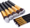 GLAMZA Make-up-Pinsel-Set, 10-teilig, professionelle Synthetik-Make-up-Pinsel – Premium-Pinsel für Grundierung, Concealer-Pinsel