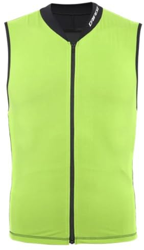 Dainese - Auxagon Vest,Chaleco Protector Esquí, Protector Espalda Esquí,Verde ácido/Negro,para Hombres y Mujeres