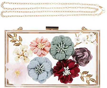 VALICLUD Hochzeit 1stk Handtasche -clutch-tasche Dame Handytasche Kleine Quadratische Tasche Damen Acryl Schultertasche Abschlussball Quadratische Geldbörse