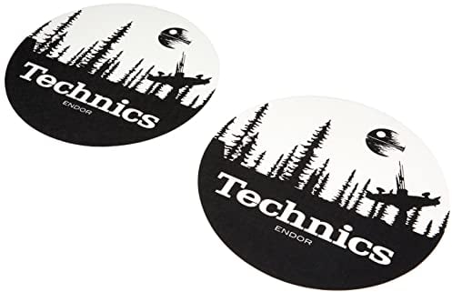 Magma 60678 Technics Slipmat Endor, Schwarz, Weiß