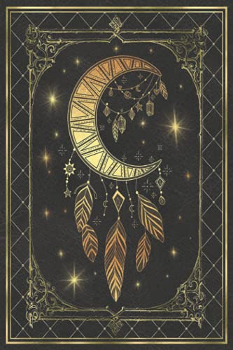 Mond Traumfänger: Liniertes Notizbuch - 120 Seiten - Magie Fantasy Bohemian (Magische Notizbücher)