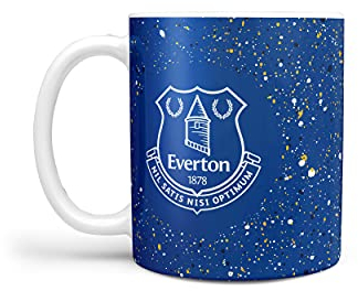 FOCO Premier League Football Everton Fan Paint Splatter Coffee Tea 375ml Mug