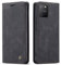 Ququcheng123 Lederhülle kompatibel mit Samsung Galaxy A91/M80S/S10 Lite Hülle,Flip Case Schutzhülle Klapphülle Handyhülle mit Standfunktion-Schwarz