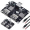 DAOKAI 2 piezas 6-32V 9V 12V 24V a 5V Módulo de carga rápida Dual USB QC3.0 QC2.0 DC-DC Buck Converter Step-Down Cargador rápido Placa de circuito con cable de alimentación de CC