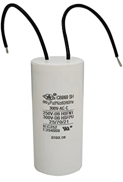 Yancheng Yatai CBB60 Capacitor 80uF 450V AC 2-Wire 50/60Hz Cylinder 44x95mm Blower Motor air Compressor, air Conditioner Compressor and Motor, Circular Replacement Part.