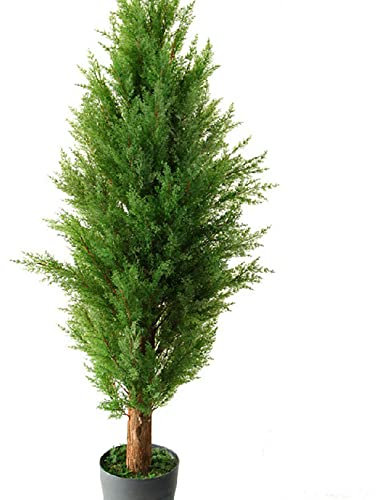 Foglie di cipresso di pino artificiale, ramo, simulazione, decorazione per la casa