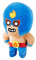 Brawl Stars EL PRIMO - Peluche The Mexican Wrestler, altezza 16,5 cm, giocattolo P.M.I. con licenza ufficiale, regalo per giocatori, da collezione