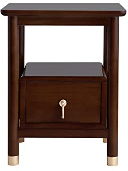 Nachttisch-Schrank, neuer chinesischer Stil, Holz-Aufbewahrungsschrank, Wohnzimmer-Schlafzimmer-Schrank, multifunktionaler Aufbewahrungsschrank, Schubladenregal, Tisch, Schlafzimmermöbel (Größe: