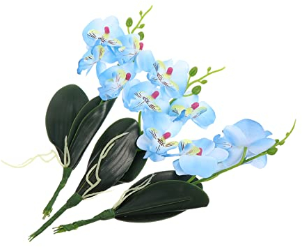 Warmhm 3st DIY Blumengestecke Liefert Kunstpflanze Zimmerpflanzen Simulierte Lebensecht Gefälschte Phalaenopsis DIY Gefälschte Mini-phalaenopsis Künstlich Seidenblume Orchidee
