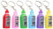 UxradG 6PCS Prime Drink Bottle Keyrings, Mini Keychain for Bags, Rubber Keychain, Souvenir Gift Ornaments Keyring Chain Ring Tags for Kids Adults (Colorful)