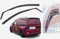 Set mit 2 Windabweisern, In-Kanal, kompatibel mit Volkswagen Caddy & Ford Tourneo Connect 2021 bis 2025 Modellen, Acryl-Seitenblenden, Fensterabweiser, VW Caddy