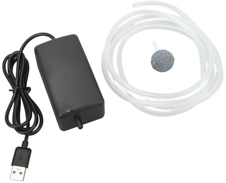 Bomba de Aire de Oxígeno para Pecera, Aireador Silencioso y Pequeño, Resistente Al Agua, Eficiente IP65, para Pesca Al Aire Libre