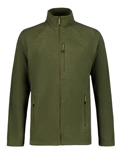 Icepeak Herren Midlayerjacke Fleecejacke Outdoorjacke Boonville, Farbe:Grün, Artikel:-570 Olive, Größe:L