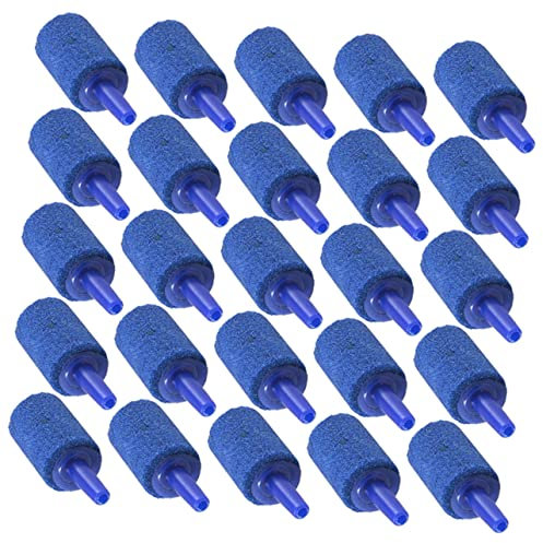POPETPOP 25pcs Aquarium Air Stone Water Tank Aquaponics Air Bubble Stone Air Pump Aquarium Air Stone Aquarium Fountain Aquarium Air Pump Fish Air Pump Pond Fish Tank Air Bubbler Blue Sand