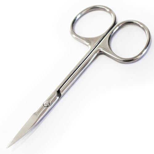 LAC FOR YOU Forbicine per Unghie e Cuticole in Acciaio Inox da 9 cm – Forbici Unghie Professionali per Manicure e Pedicure