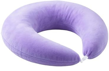 CROWNSHOP Reading Pillow Soft Gaming Pillow for Bed Sofa Floor Compact Cuddle Cushion for Working Crocheting Reading Gaming Purple