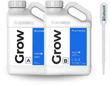 Cultonix - Athena Grow A + B Dünger – Hochwertiger 2-Komponenten Wachstumsdünger für Pflanzen, Profi Nährstofflösung für Vegetationsphase, Hydroponik & Erde