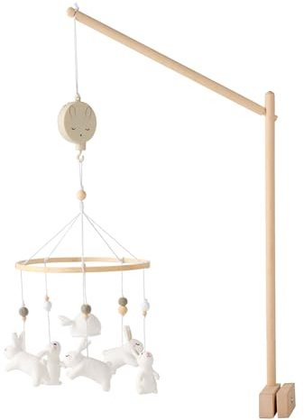 VERTBAUDET Mobile mit Musik, Hase, Baby, Holz, TU