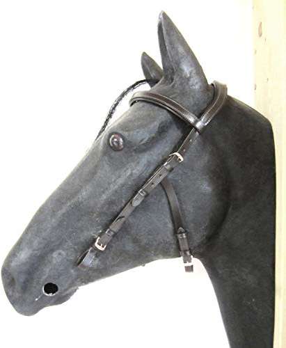 PS Pferdeartikel Kopfstück - Anatomic Bridle Arrimar für Gebisslose Zäumungen & Trensen Größe Pony - Farbe Braun