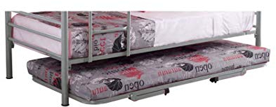 Befara TEILBARES ETAGENBETT Ceres - Silber - 90 x 190 - Mit Zusatzbett