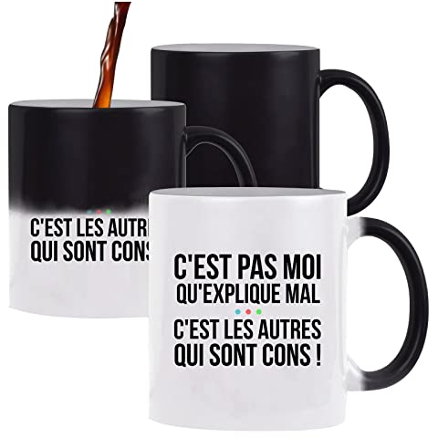 Mug magique C'est pas moi qui explique mal Perceval | Tasse qui change de couleur avec la chaleur