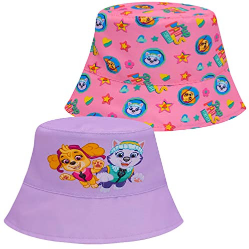 Paw Patrol Kids Bucket Hat, Baby Boy Bucket Hat for Summer, Toddler Bucket Cap Featuring Top Characters Purple