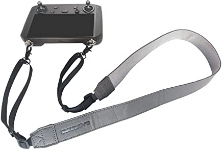 Hensych PU 62,5–80 cm Länge verstellbarer Gurt für D-J-I RC/RC Pro/Smart Controller mit Haken, Schlüsselband-Umhängeband, lindert Stress-Hängegurte für Mini 3 Pro/Mavic 3/Air 2 2S/Mini 2/Mavic 2