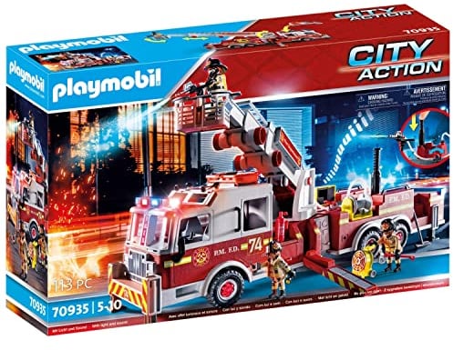 Playmobil 70935 Camion de Pompiers avec échelle